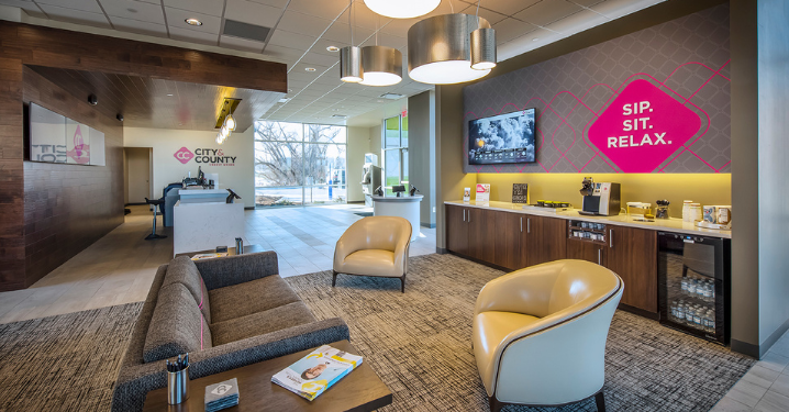 Shoreview branch interior